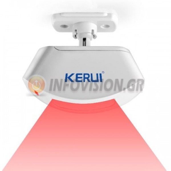 Ασύρματος PIR Ανιχνευτής Οροφής (κουρτίνα) KERUI P817